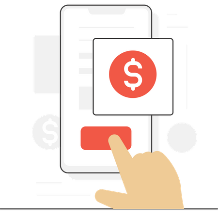 Free Paiement mobile  Illustration