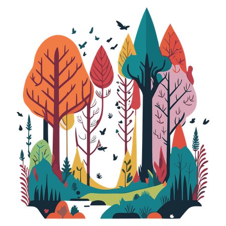 Free Paisaje Naturaleza  Ilustración