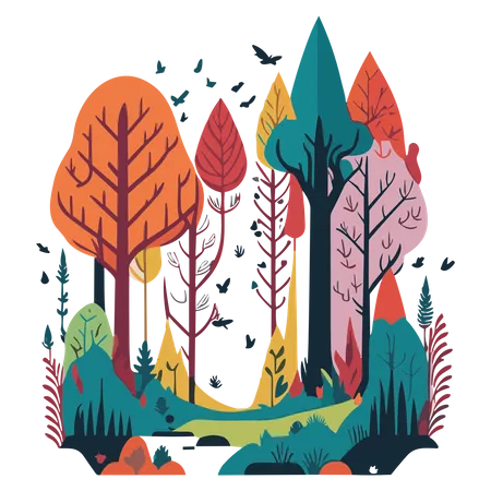 Free Paisaje Naturaleza  Ilustración