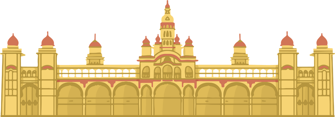 Free Palacio de mysore  Ilustración