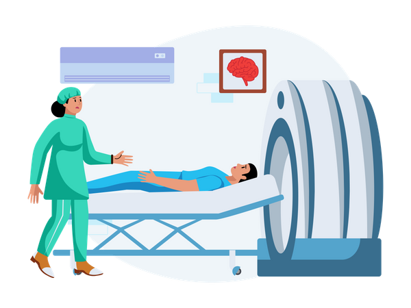 Free Patient mri test  Illustration