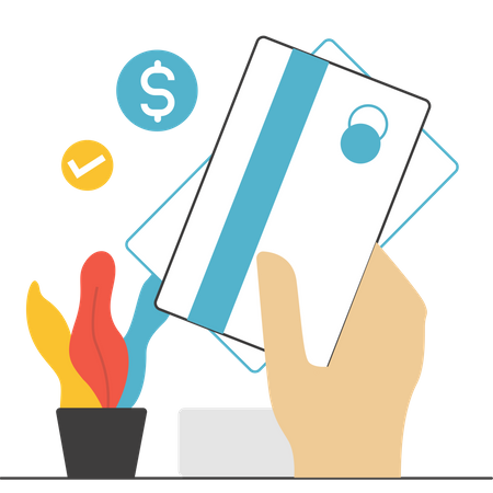 Free Payment Card  Illustration