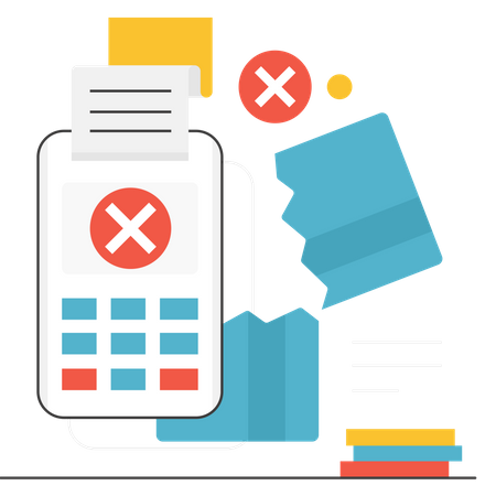 Free Payment Error  Illustration