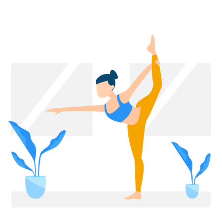 Free Pilates  Illustration