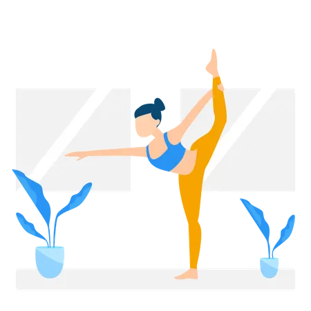 Free Pilates  Illustration