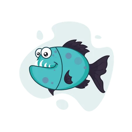 Free Piranha  Illustration