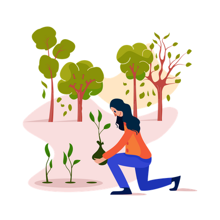 Free Plant a tree  Illustration