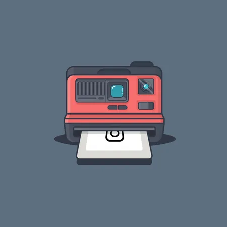 Free Polaroid  Illustration