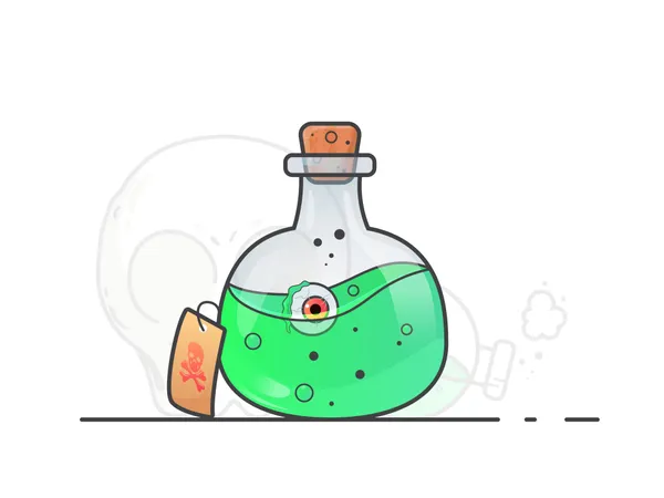 Free Potion bottle  Illustration