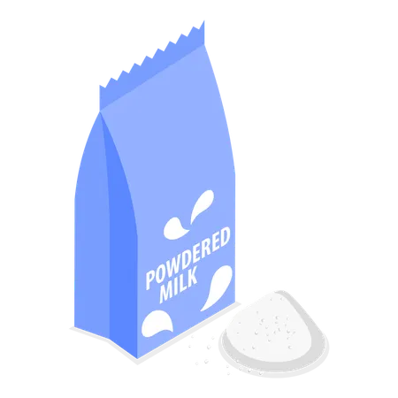 Free Powdered milk  Illustration