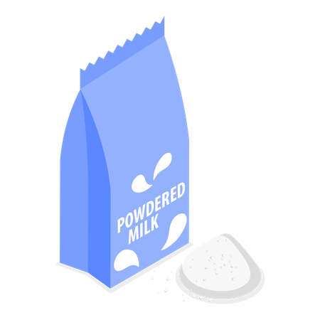 Free Powdered milk  Illustration