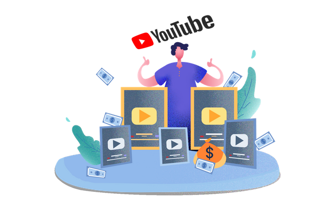 Free Prêmios para criadores do YouTube  Ilustração