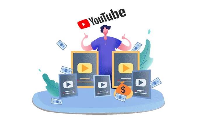 Free Prêmios para criadores do YouTube  Ilustração