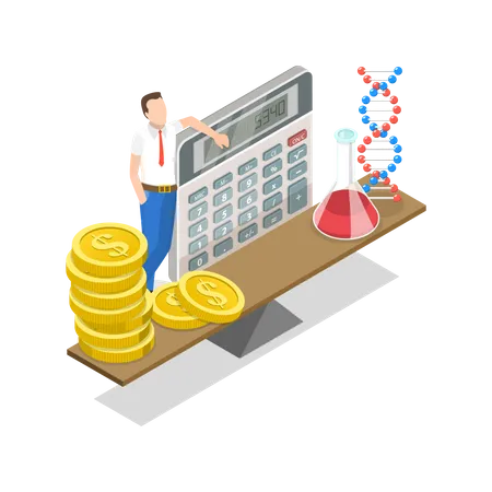 Free 3 D Isometric Flat Vector Conceptual Illustration Of Pricing Innovative Product Putting The Right Price On A Innovation Illustration