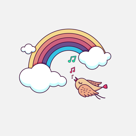 Free Rainbow Illustration