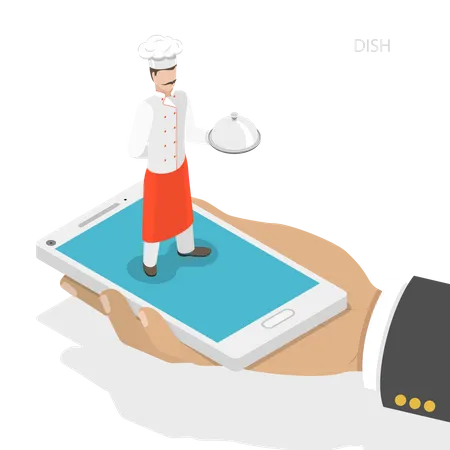 Free Recipe fast delivery  Illustration