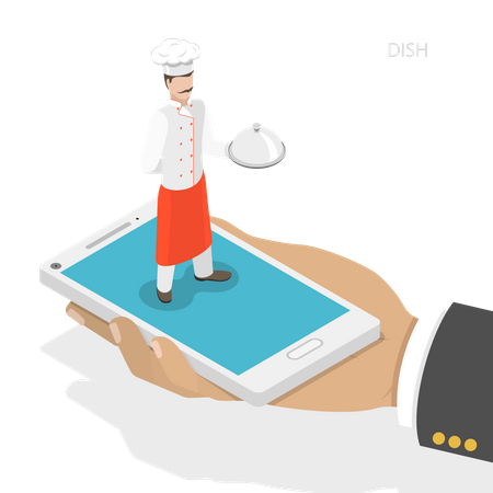 Free Recipe fast delivery  일러스트레이션