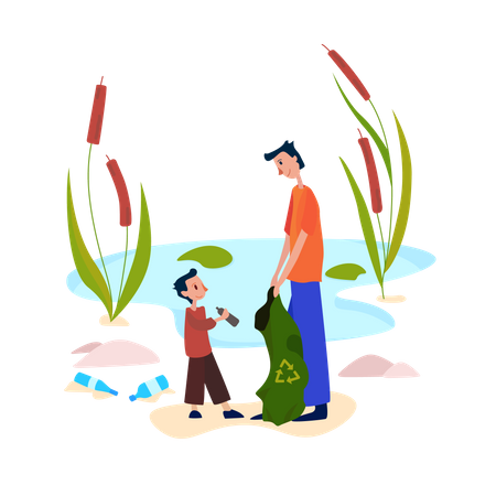 Free Recycling  Illustration