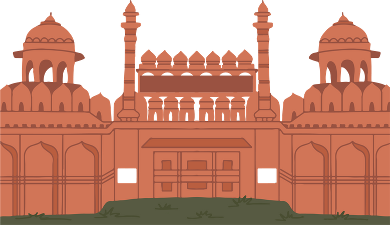 Free Red Fort  Illustration