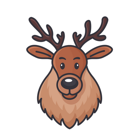 Free Reindeer Illustration