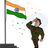 illustrations for national flag