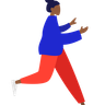 illustration running
