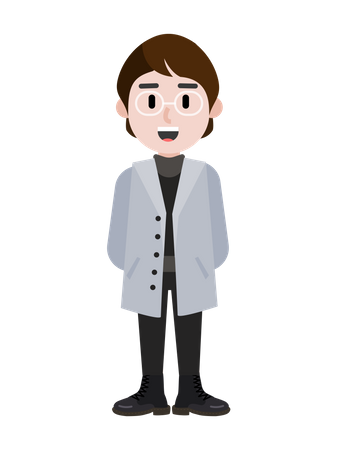 Free Scientist  Illustration