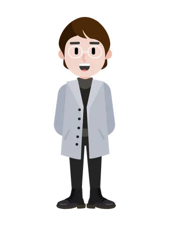 Free Scientist  Illustration