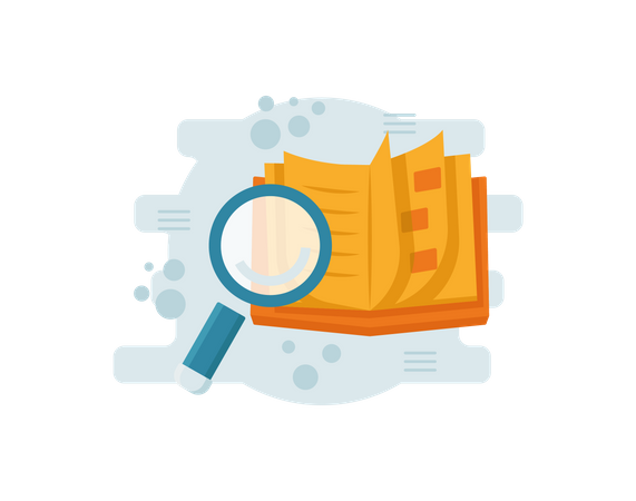 Free Searching data  Illustration