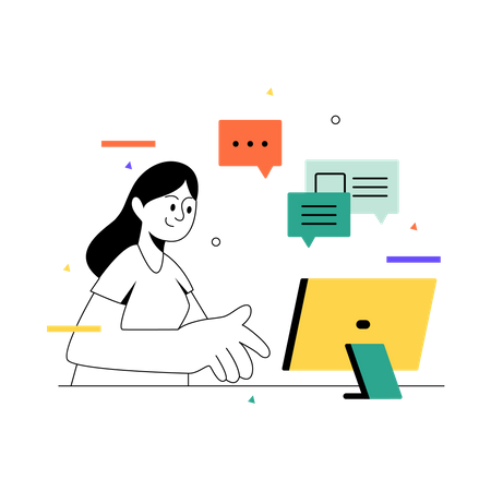 Free Service client  Illustration