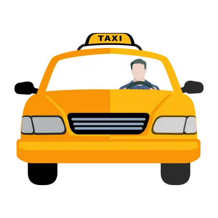 Free Service de taxi  Illustration