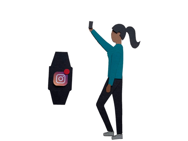 Free Smartwatch mit Handy synchronisieren  Illustration