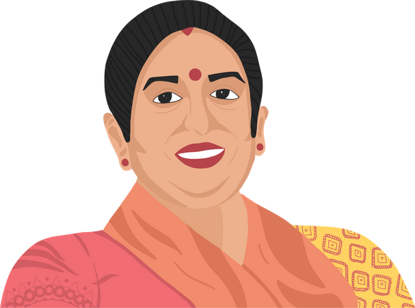 Free Smriti iranien  Illustration