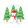 illustrations for snowman