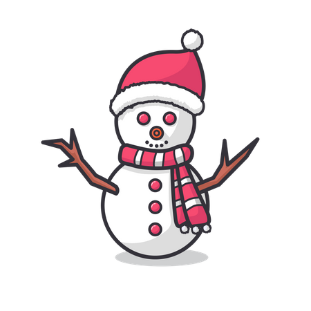 Free Snowman  Illustration