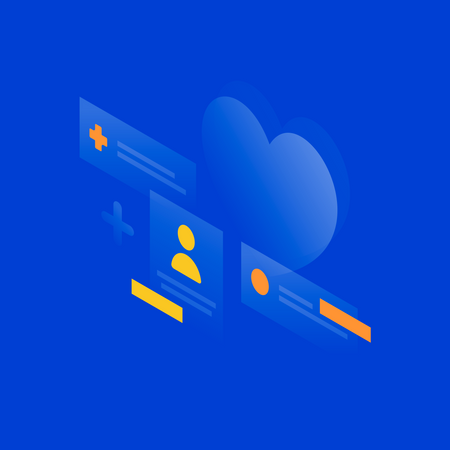 Free Social marketing  Illustration