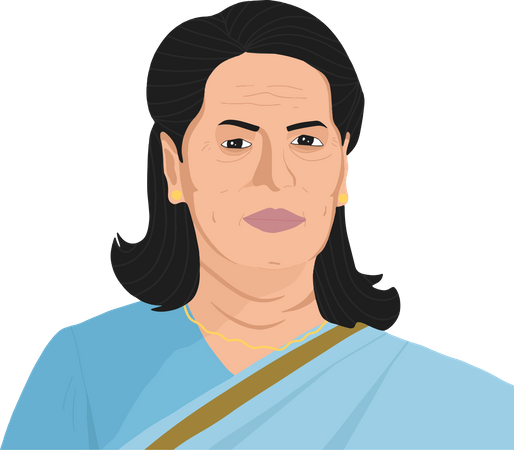 Free Sonia Gandhi  일러스트레이션