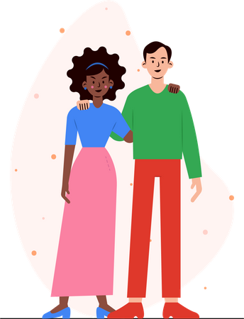 Free Standing strong  Illustration
