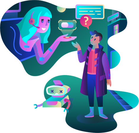 Free Support  Illustration