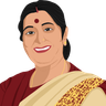 sushma swaraj illustrations free