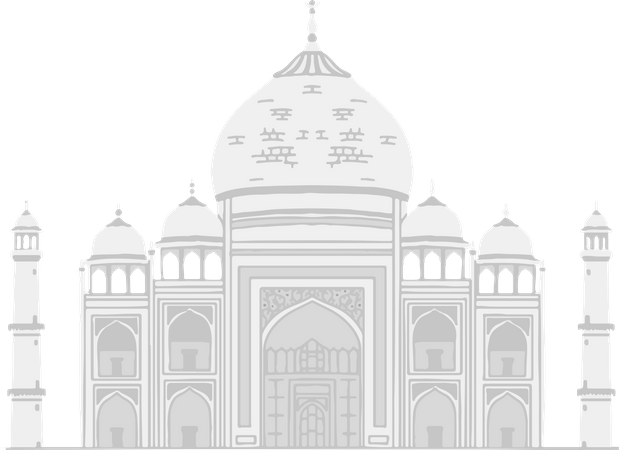 Free Taj Mahal  Illustration