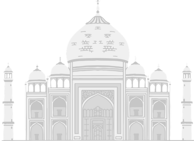 Free Taj Mahal  Illustration