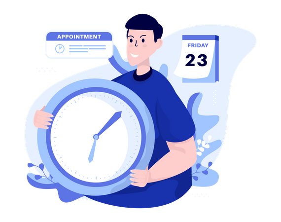 Free Task appointment management  Illustration
