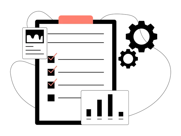 Free Task management  Illustration