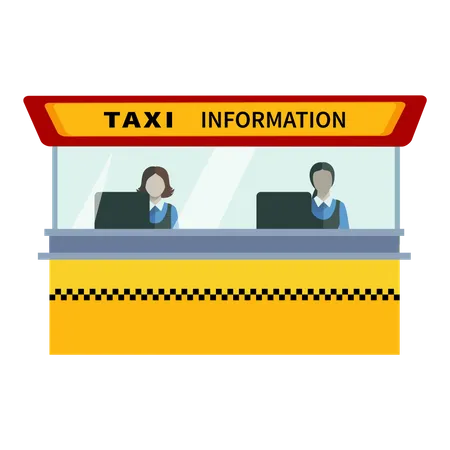 Free Taxi Information Center  Illustration