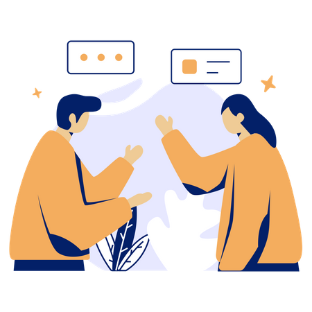 Free Team Discussion  Illustration