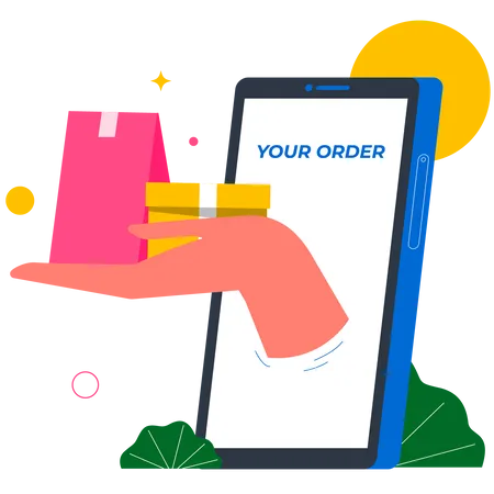 Free Track your order Illustration