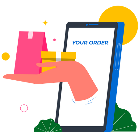 Free Track your order  Illustration