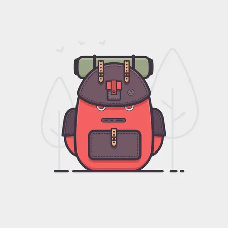 Free Travel Bag  Illustration