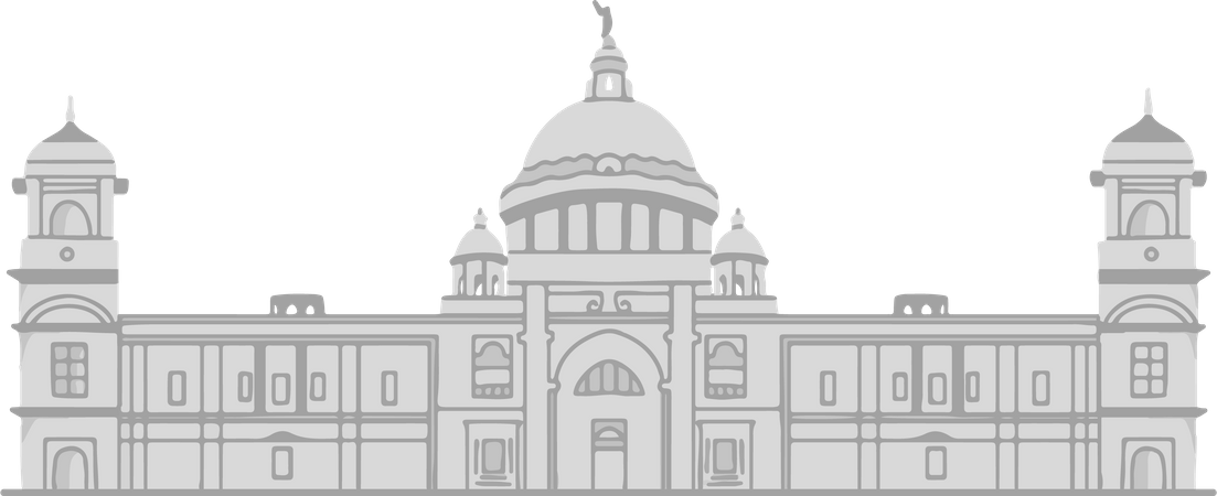 Free Victoria Memorial  Illustration